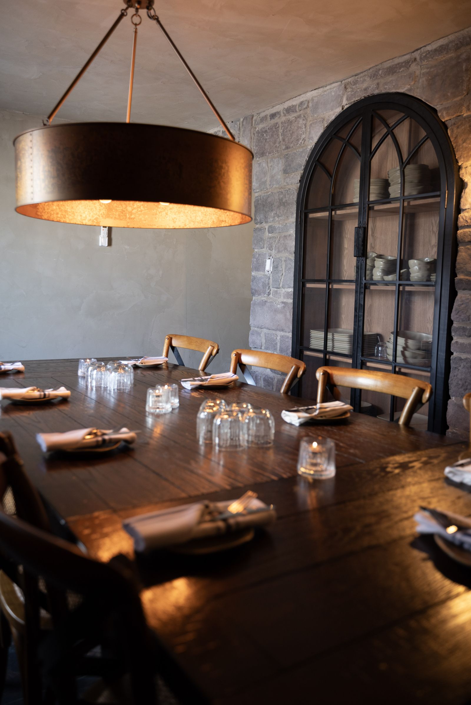 The private dining room at Joe's Italian Kitchen